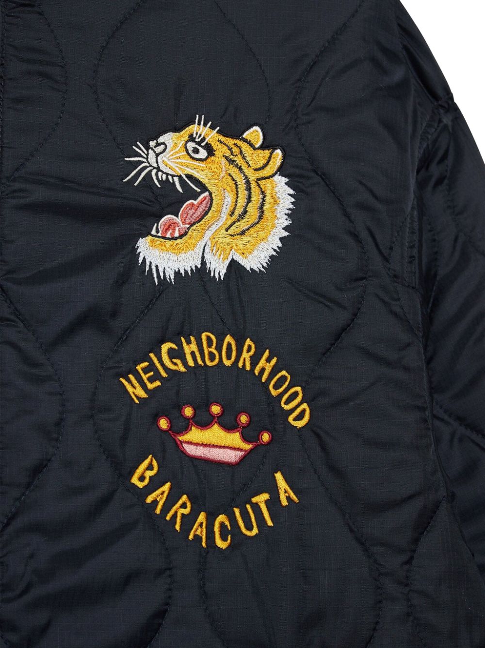 X Baracuta Embroidered Bomber Jacket - Image 5
