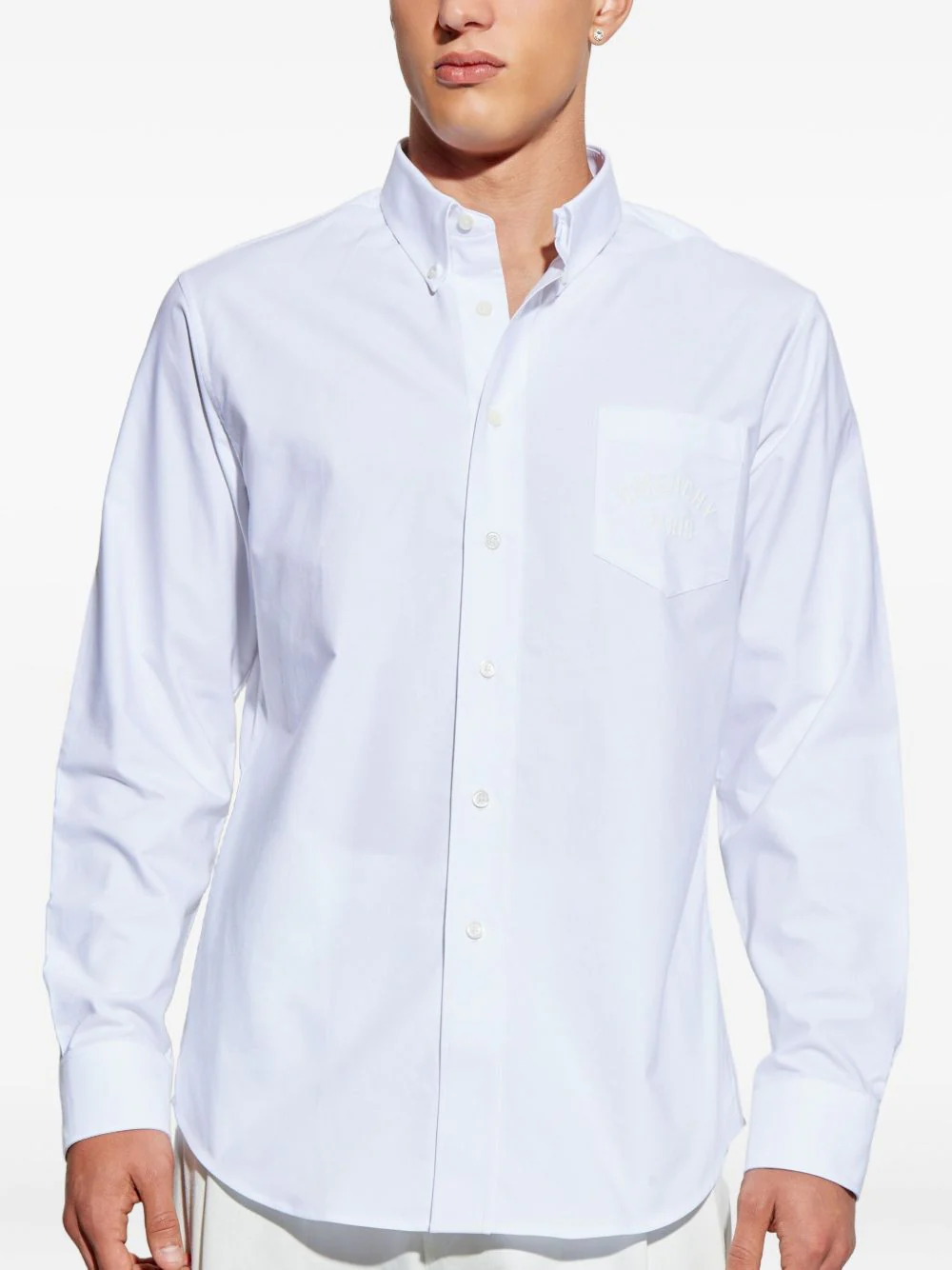 Embroidered Chest-Pocket Shirt - Image 3