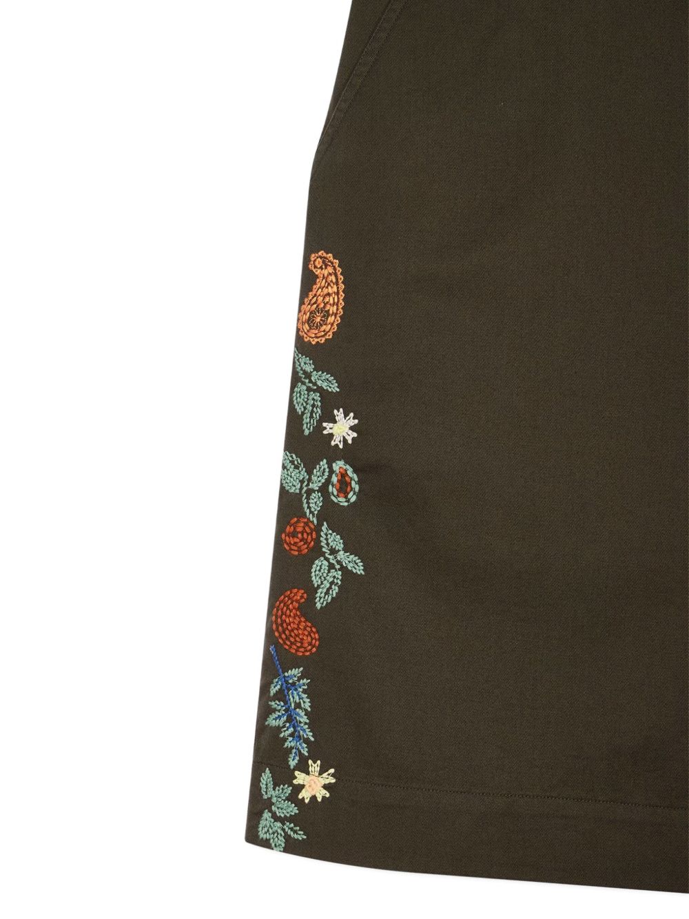 Embroidered Cotton Shorts - Image 2