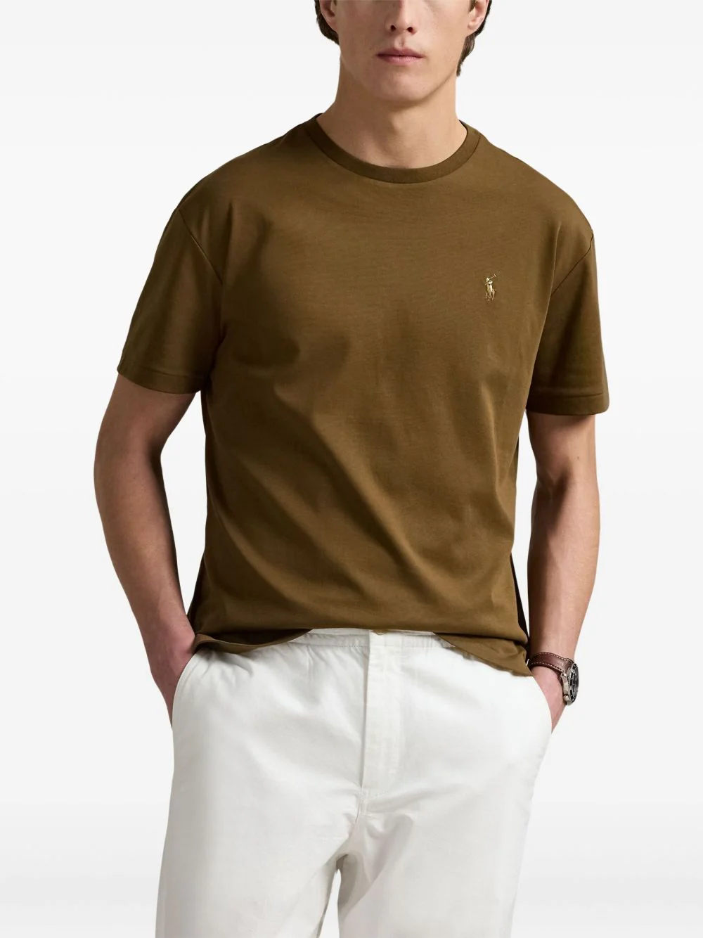 Embroidered Crew-Neck T-Shirt - Image 2