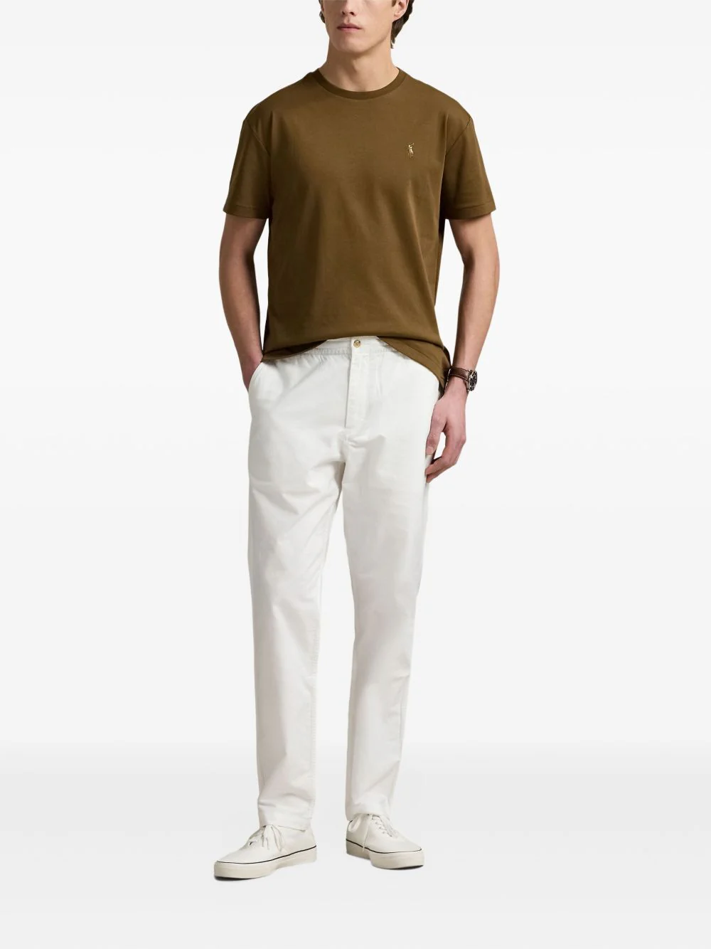 Embroidered Crew-Neck T-Shirt - Image 3