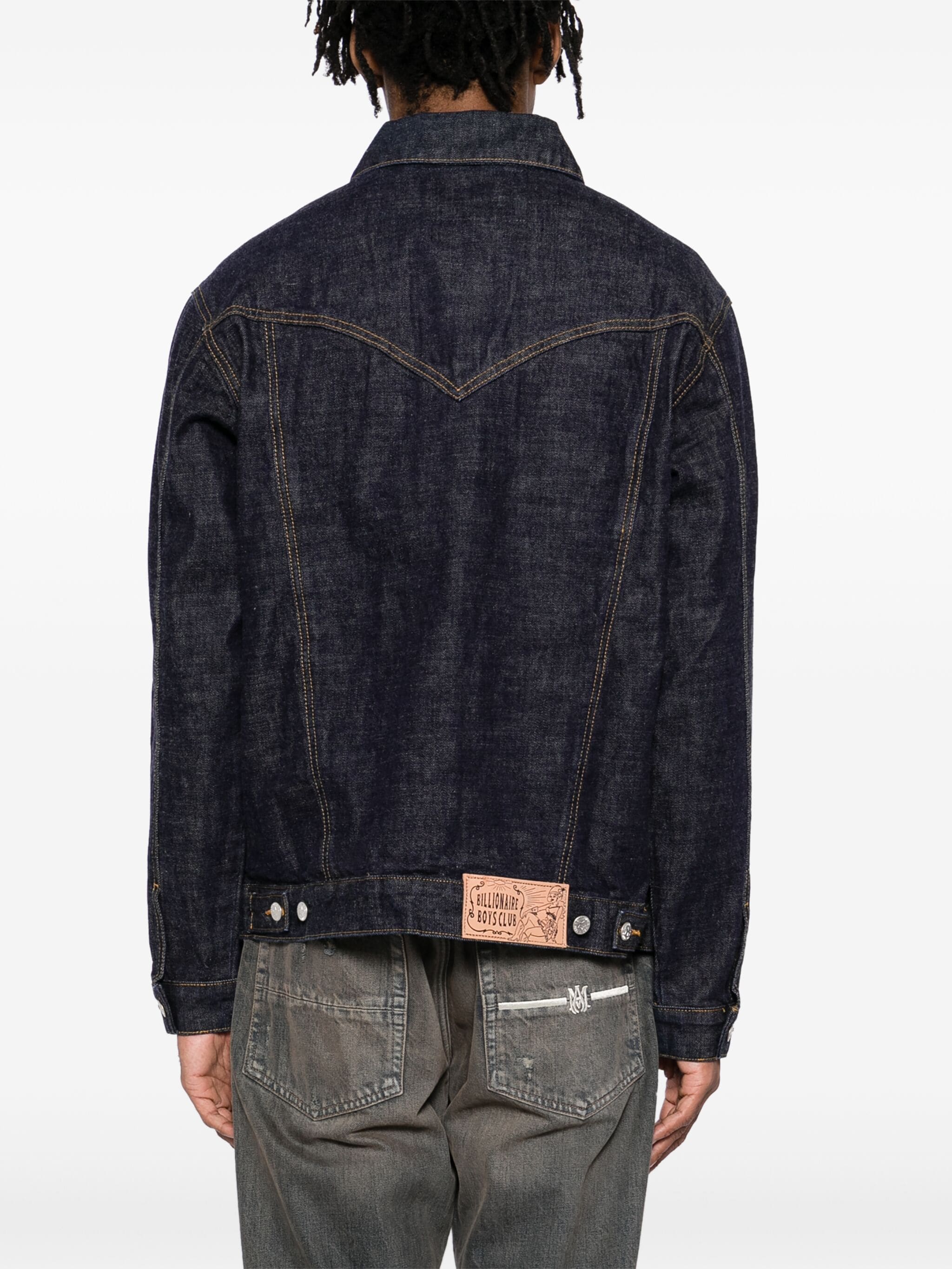 Embroidered Denim Jacket - Image 4