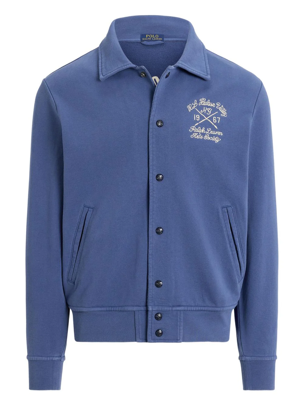 Embroidered-Detail Bomber Jacket