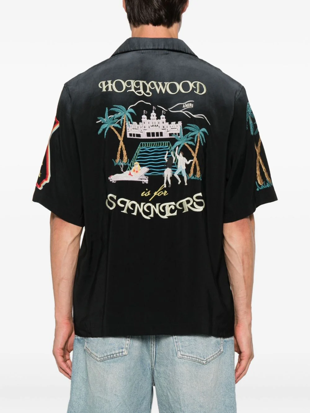 Embroidered-Details Short-Sleeve Shirt - Image 4