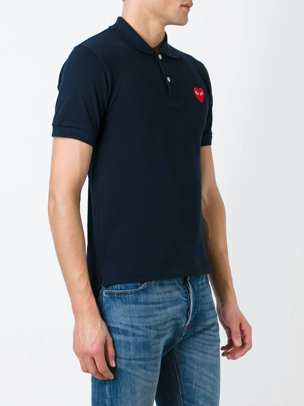 Embroidered Heart Polo Shirt - Image 3