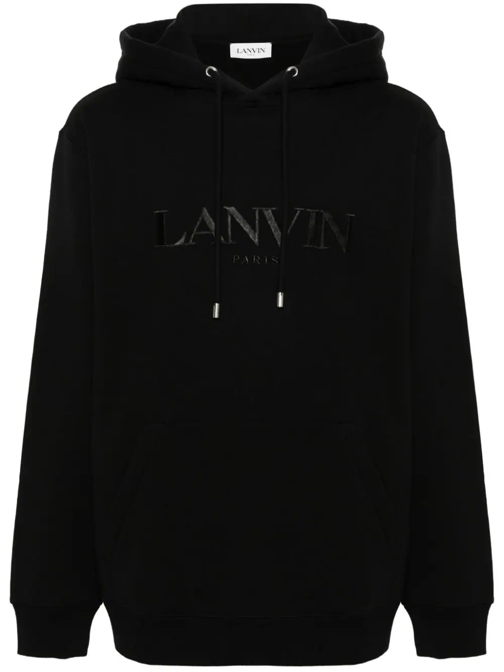 Embroidered-Logo Cotton Hoodie