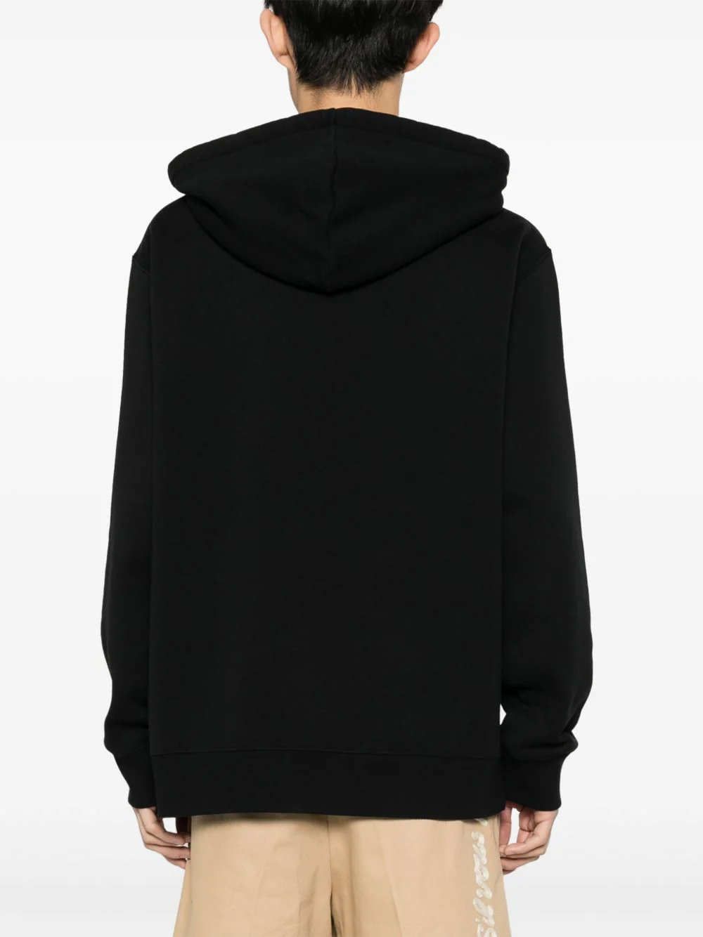 Embroidered-Logo Cotton Hoodie - Image 3