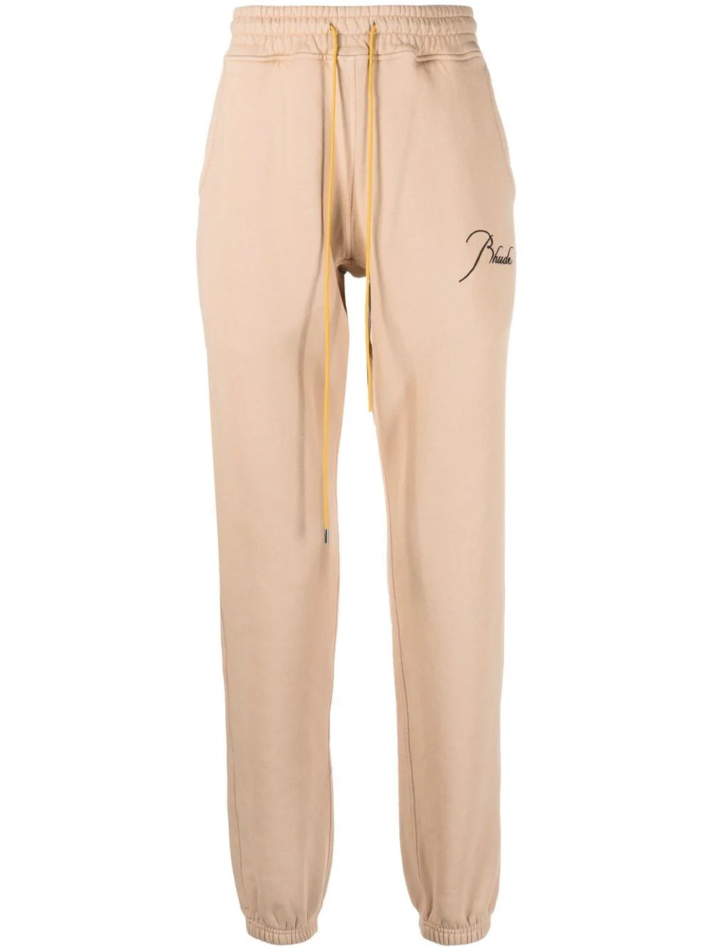 Embroidered-Logo Cotton Track Pants