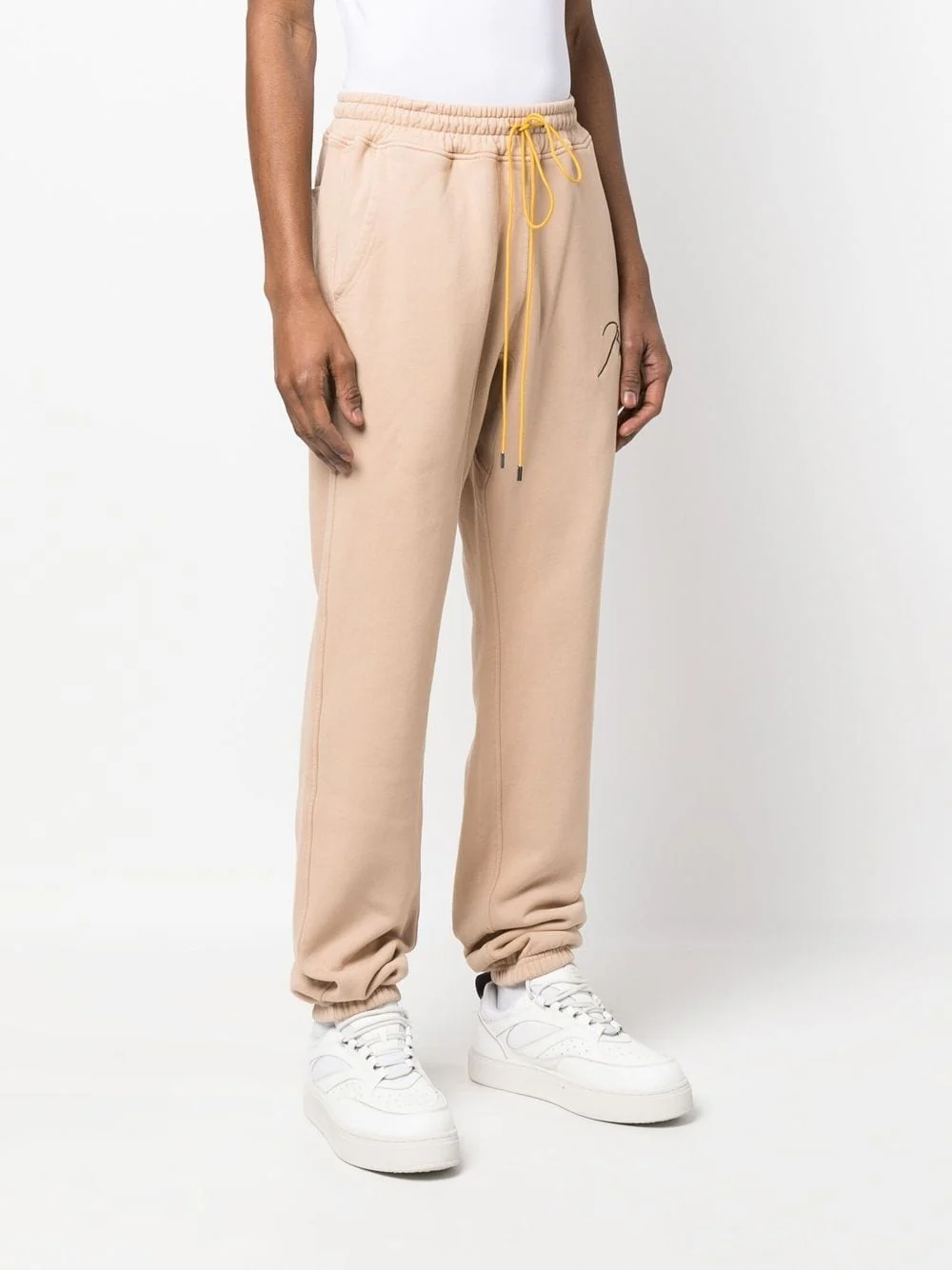Embroidered-Logo Cotton Track Pants - Image 2