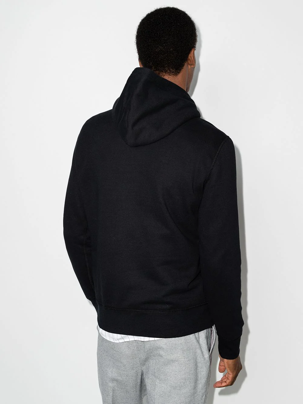 Embroidered Logo Hooded Sweatshirt - Image 3