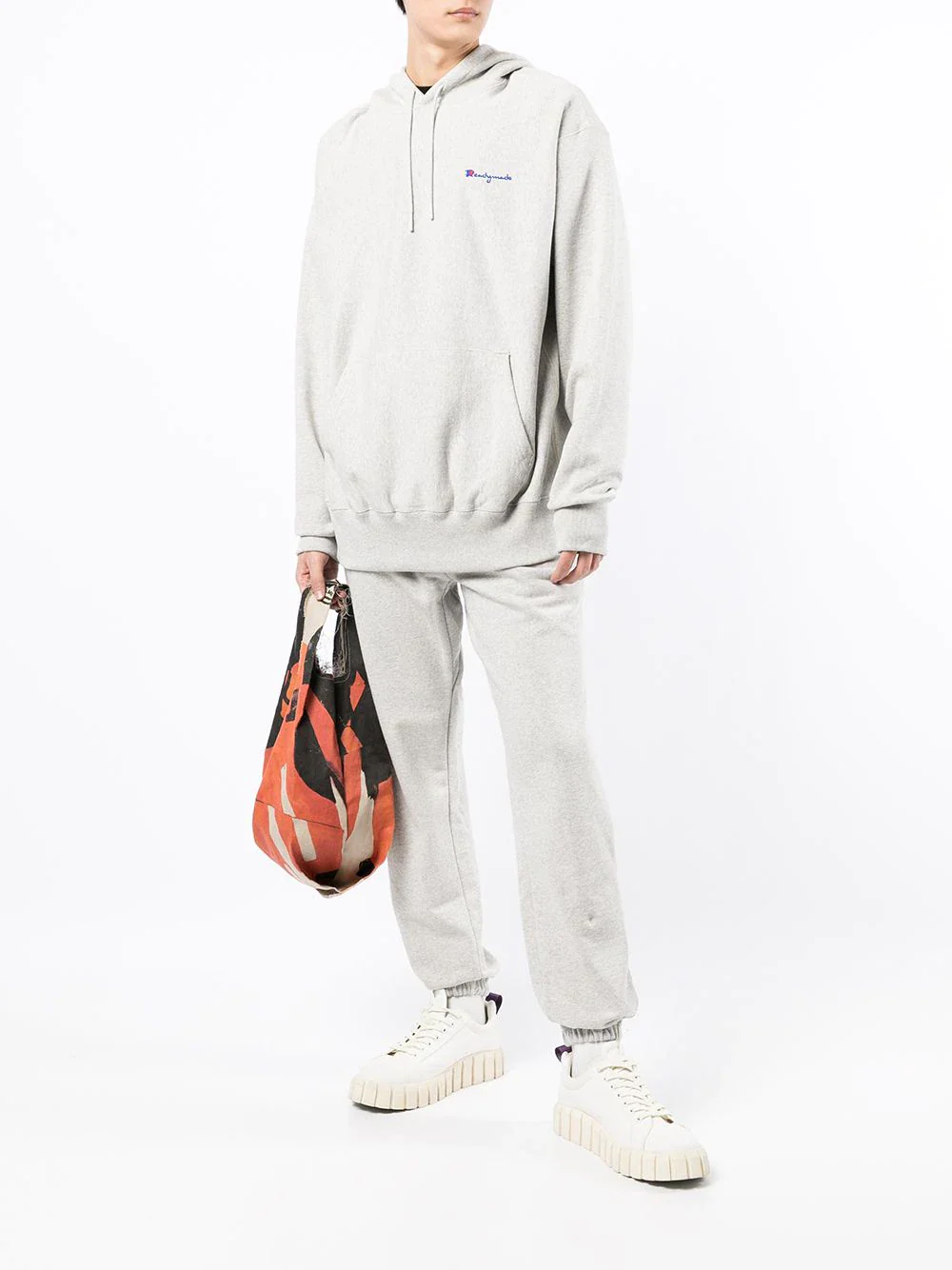 Embroidered Logo Long-Sleeve Hoodie - Image 2