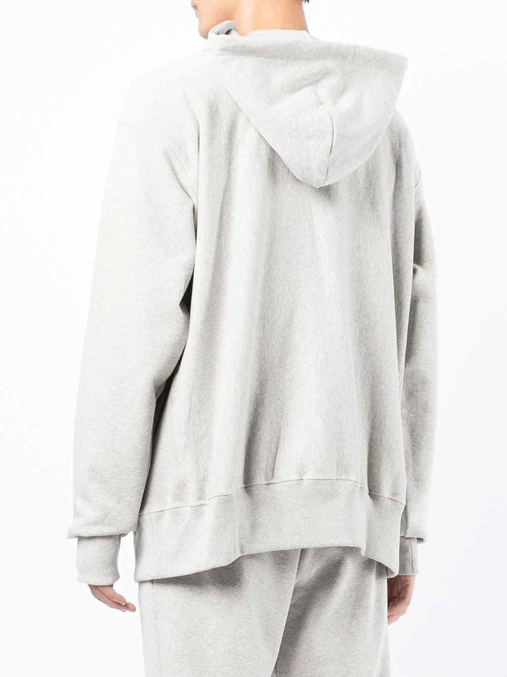 Embroidered Logo Long-Sleeve Hoodie - Image 3