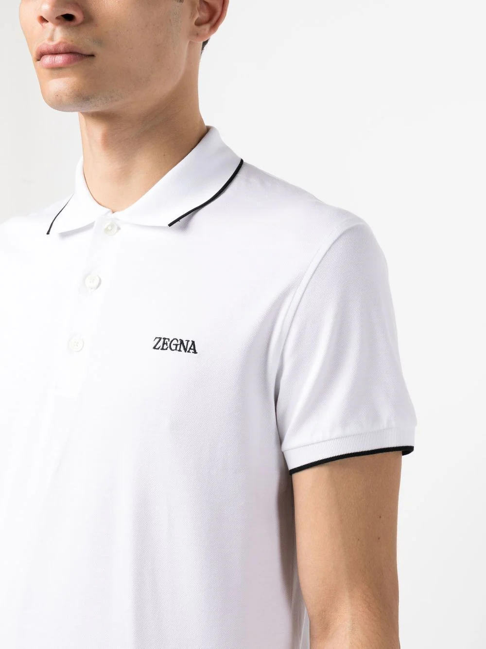 Embroidered-Logo Polo Shirt - Image 4