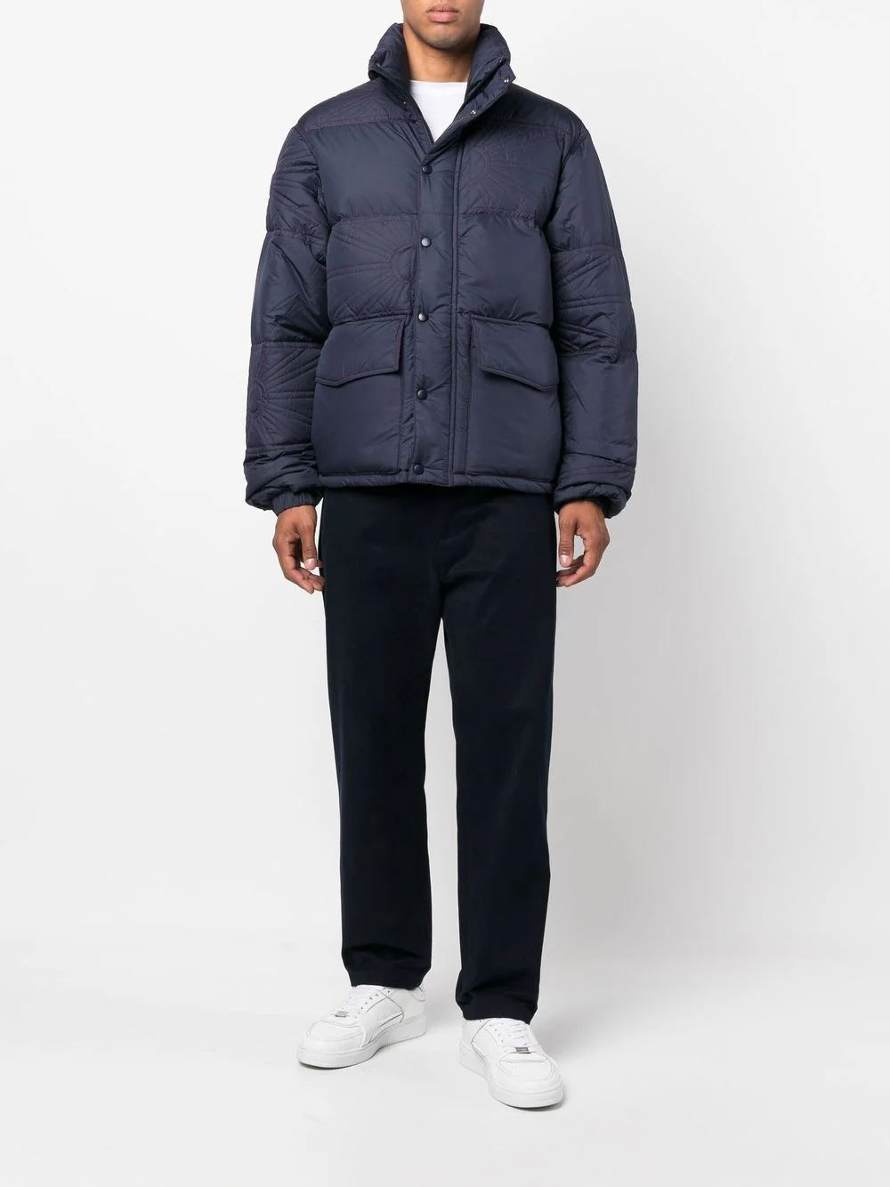 Embroidered-Logo Puffer Jacket - Image 5