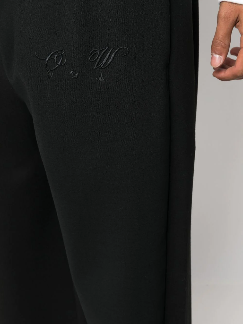 Embroidered Logo Straight-Leg Sweatpants - Image 2