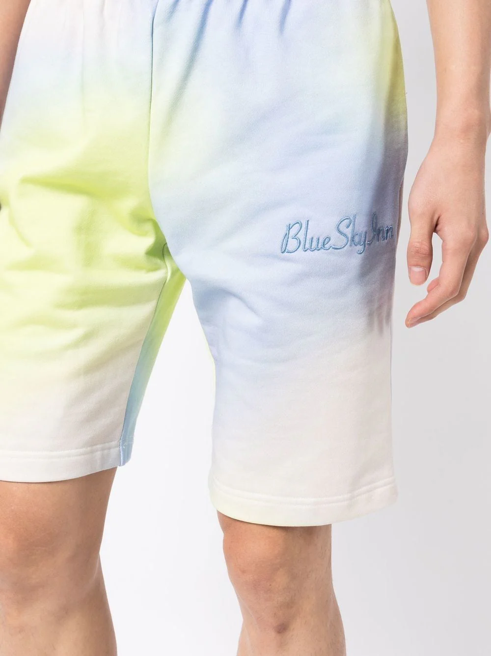 Embroidered-Logo Tie-Dye Shorts - Image 4