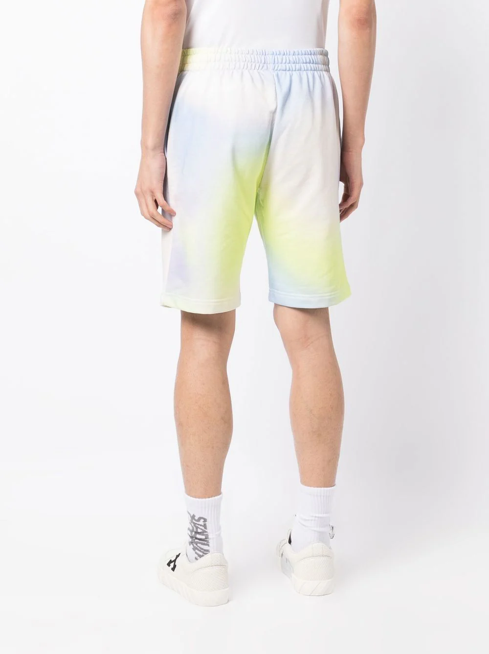 Embroidered-Logo Tie-Dye Shorts - Image 5