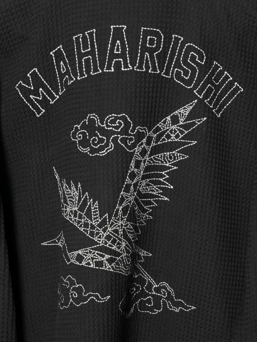 Embroidered Waffle Jacket - Image 2