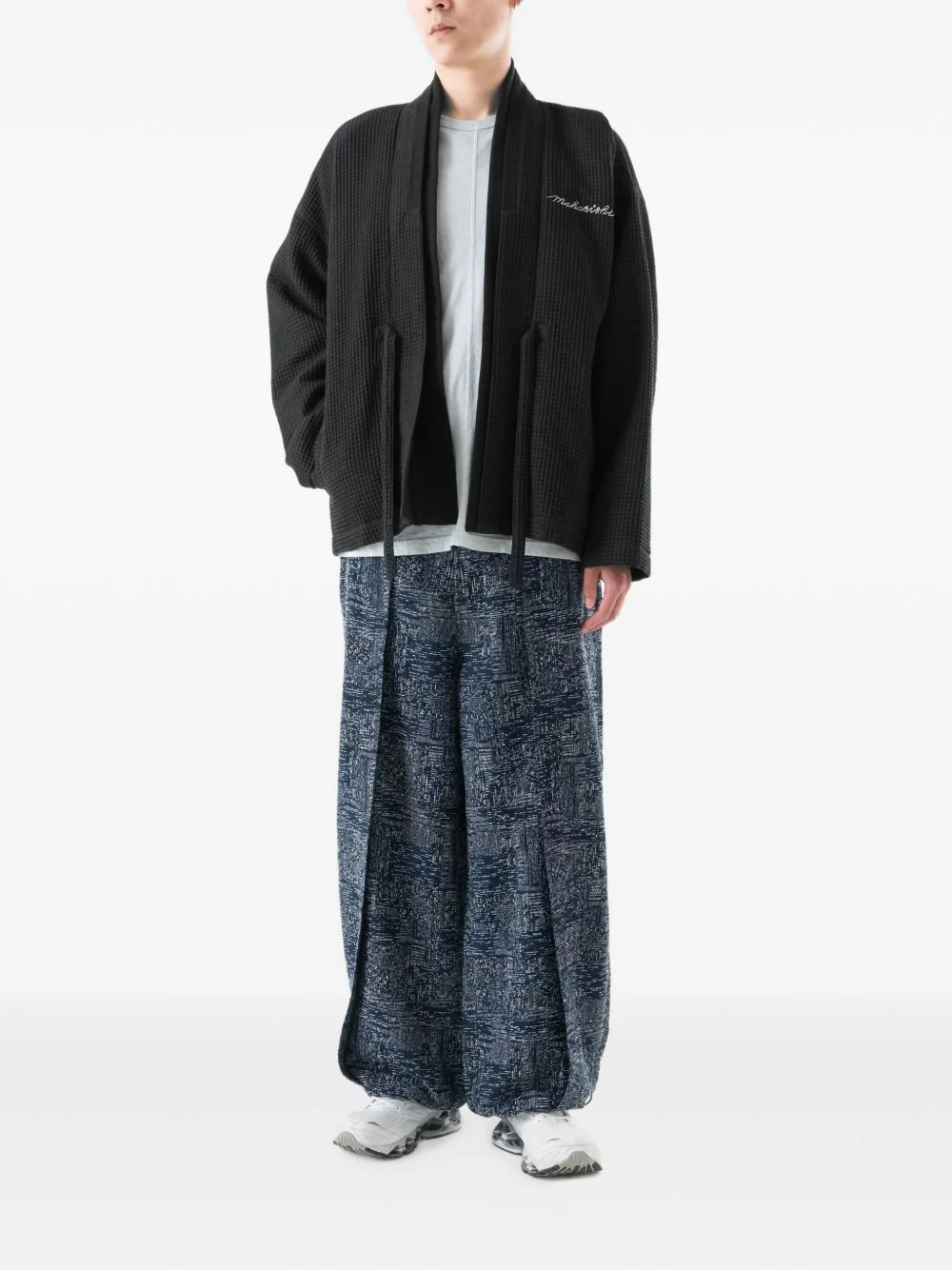 Embroidered Waffle Jacket - Image 5