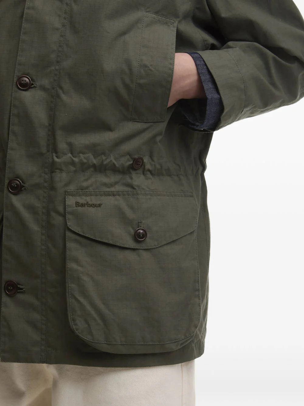 Endurance Hooded Corduroy-Trim Jacket - Image 2