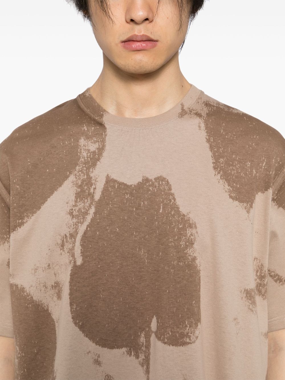 Exploded Skull Round Neck T-Shirt - Image 2