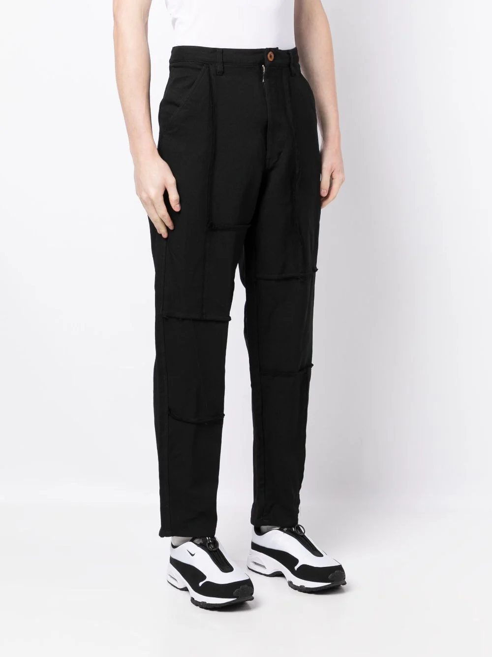 Exposed-Seam Straight-Leg Trousers - Image 3