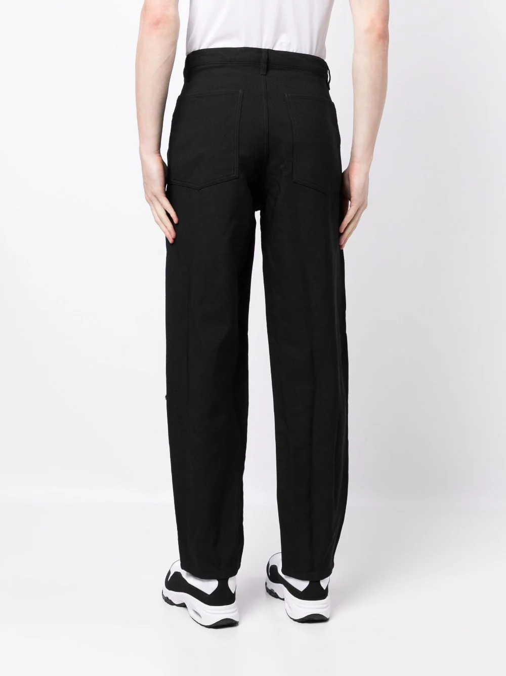 Exposed-Seam Straight-Leg Trousers - Image 4