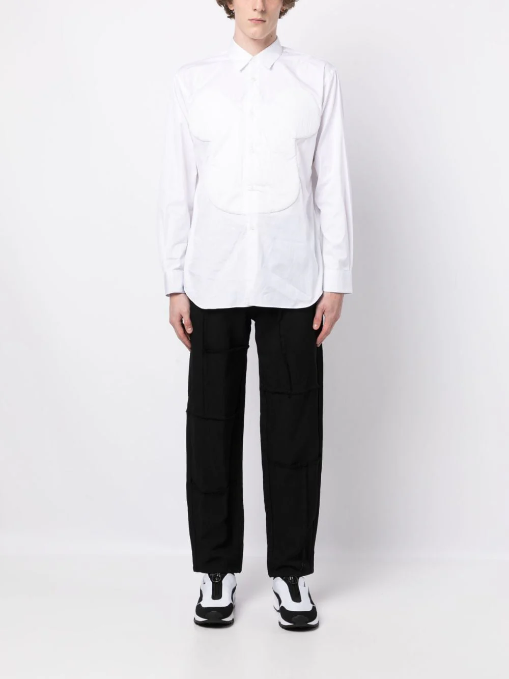 Exposed-Seam Straight-Leg Trousers - Image 5