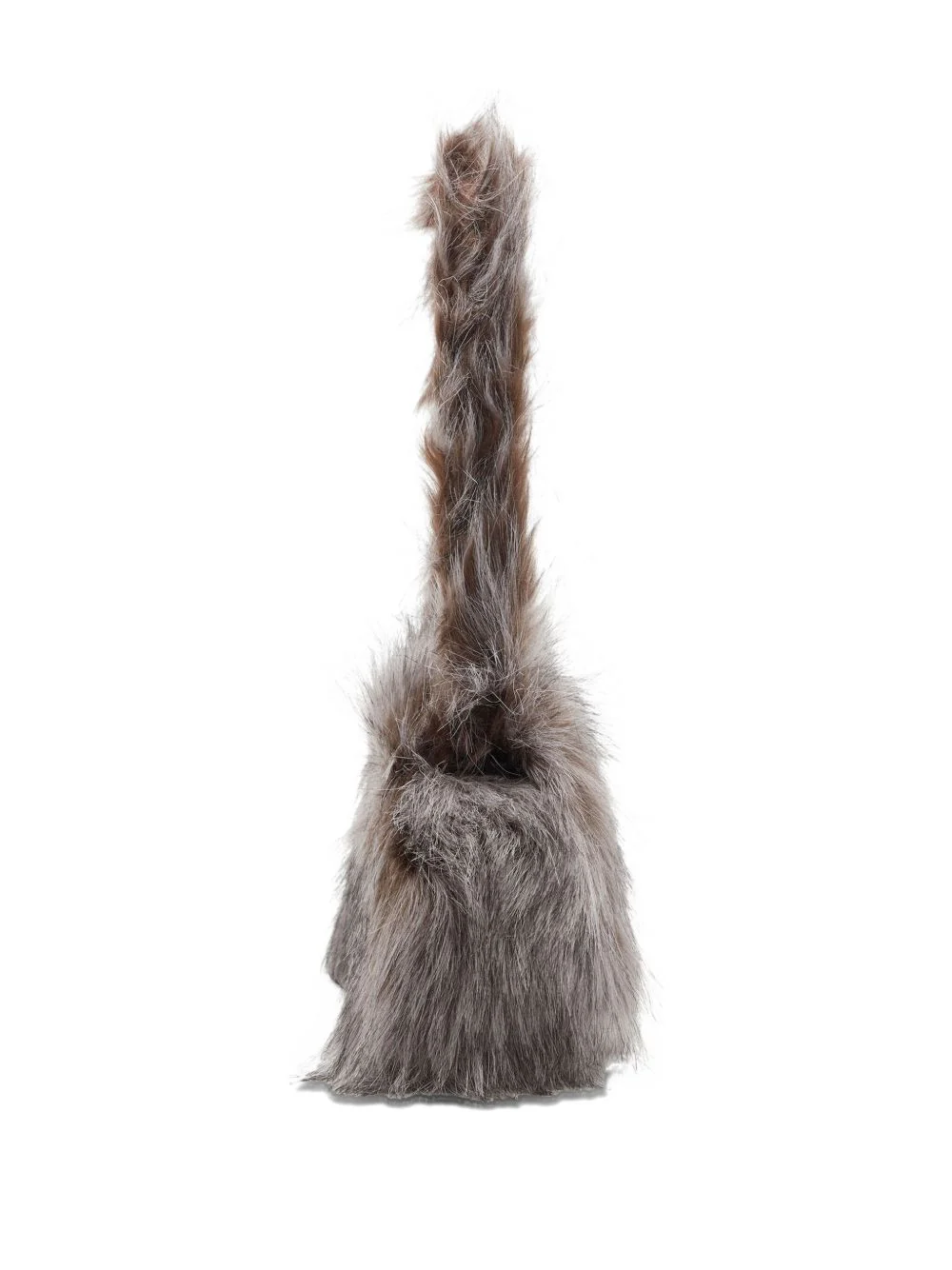 Faux-Fur Top-Handle Shoulder Bag - Image 2