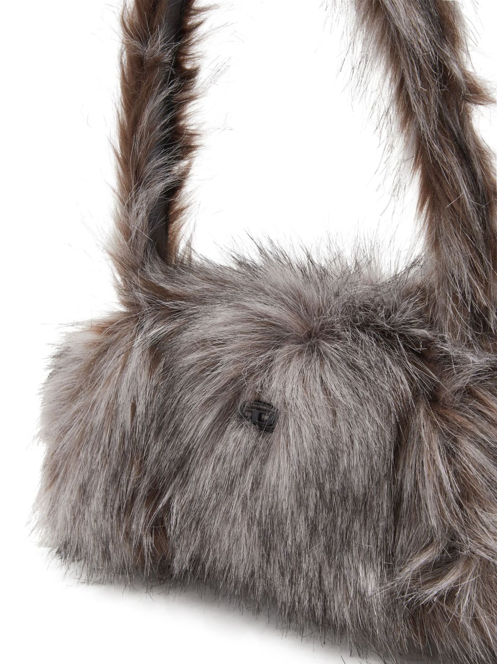 Faux-Fur Top-Handle Shoulder Bag - Image 4