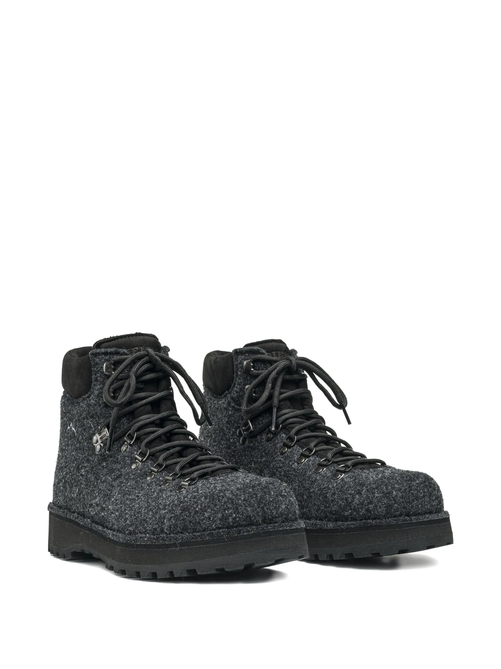 x Diemme Felt Lace-Up Boots - Image 2