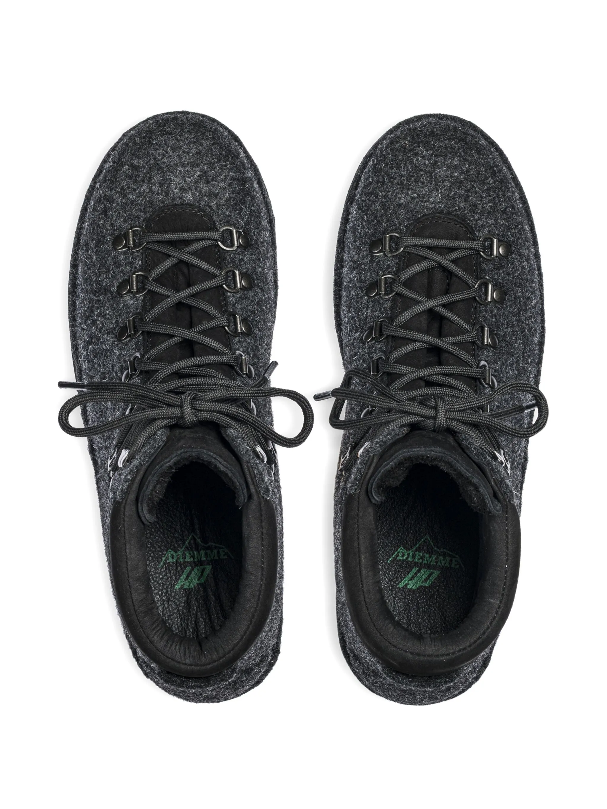 x Diemme Felt Lace-Up Boots - Image 4