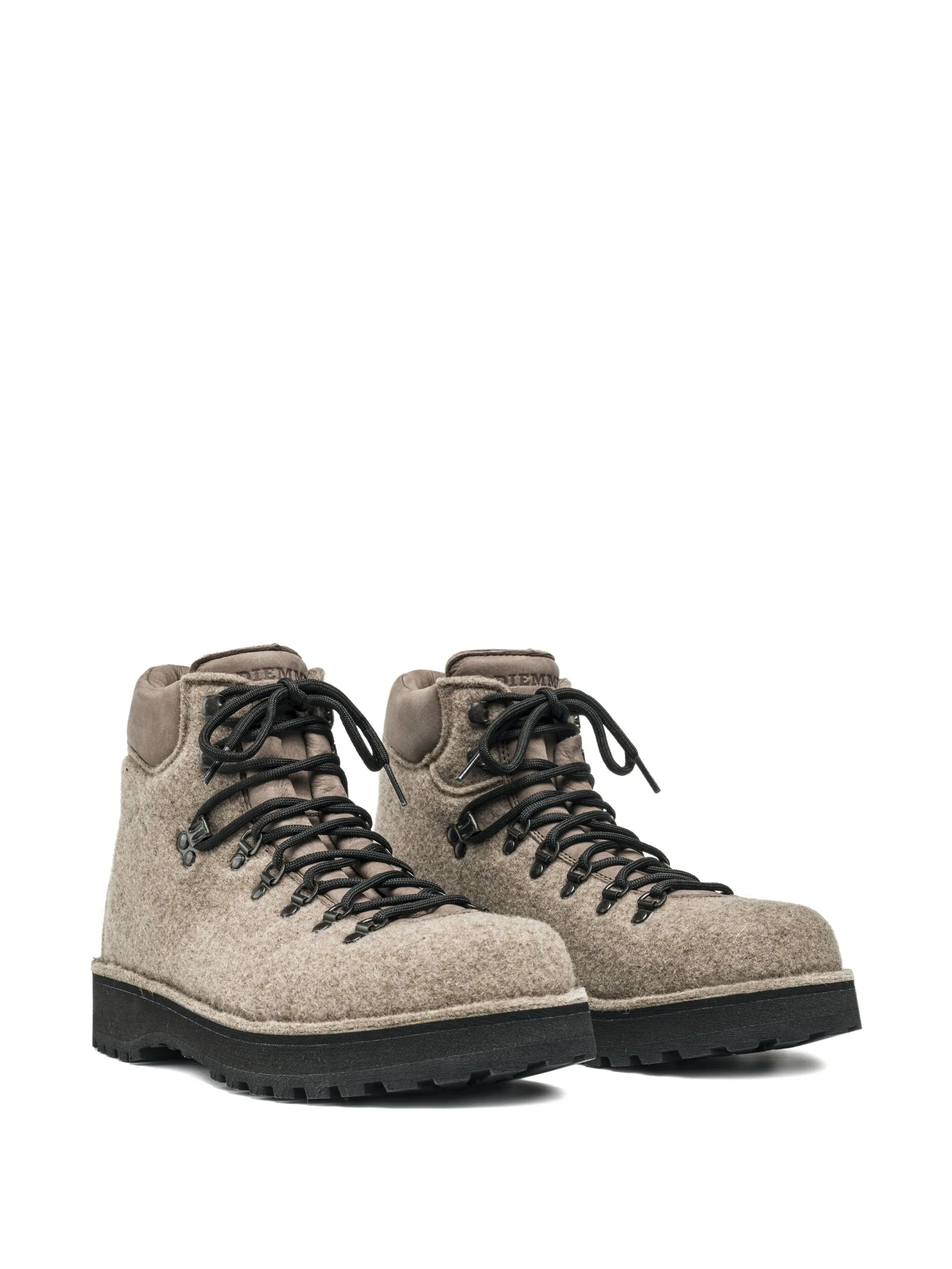 x Diemme Felt Lace-Up Boots - Image 2