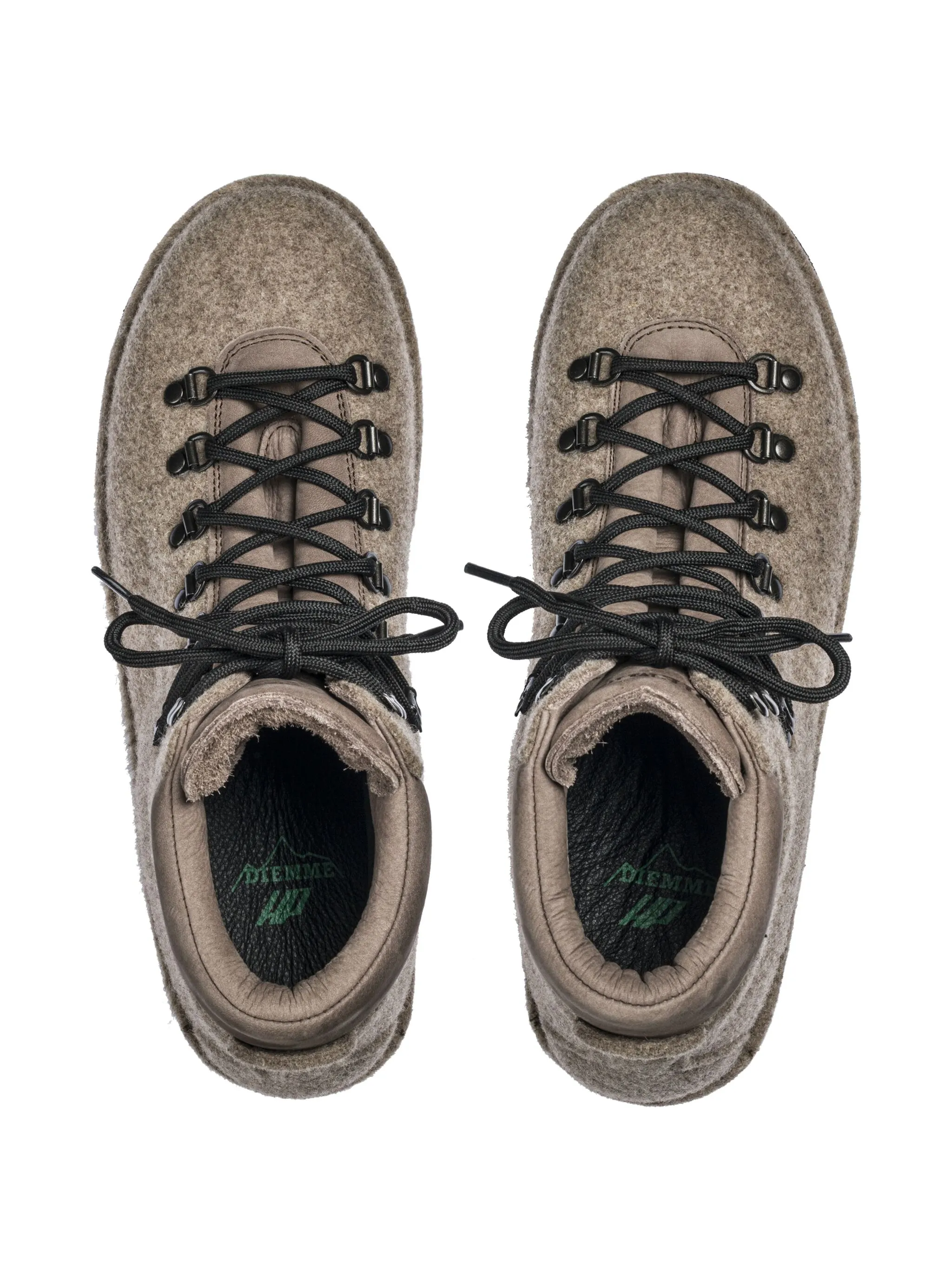 x Diemme Felt Lace-Up Boots - Image 3