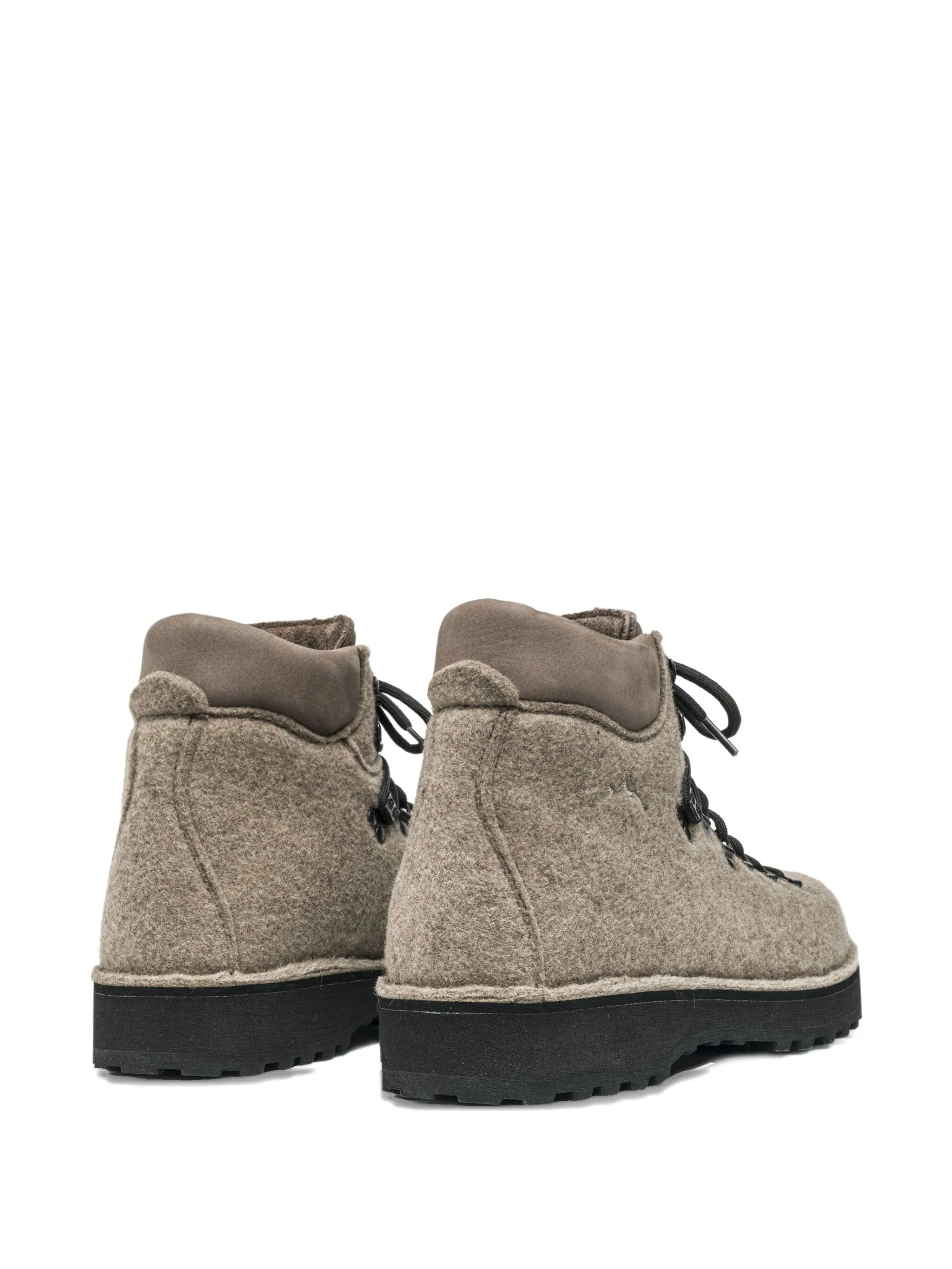 x Diemme Felt Lace-Up Boots - Image 4