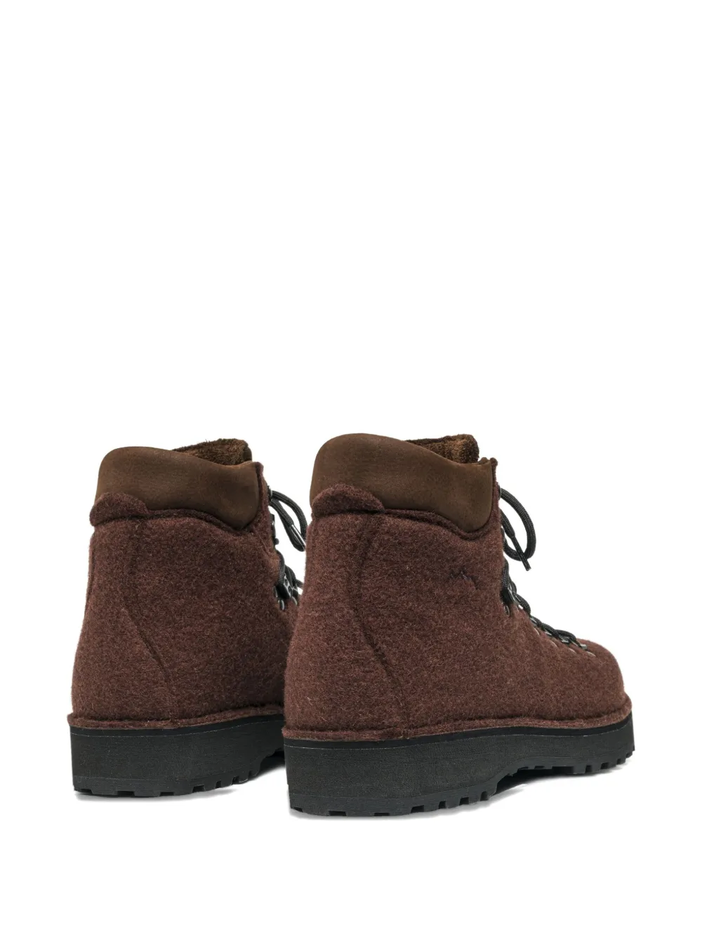 x Diemme Felt Lace-Up Boots - Image 4