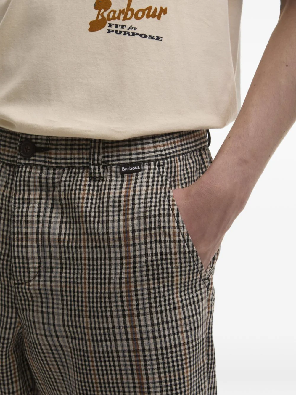 Fife Checked Shorts - Image 3
