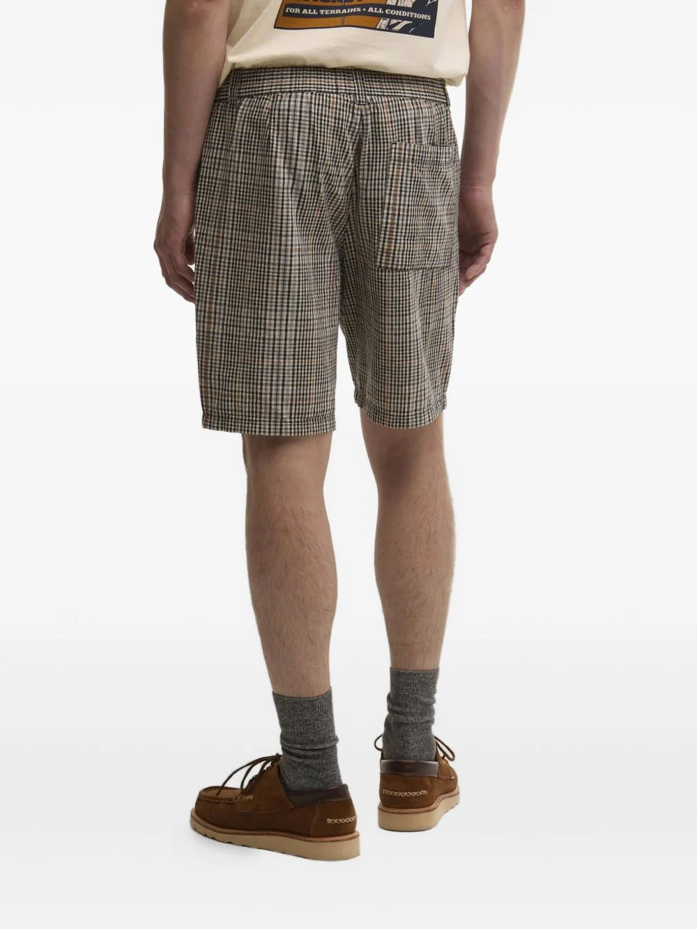 Fife Checked Shorts - Image 5