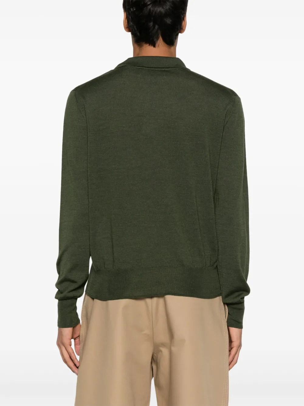 Fine-Knit Polo Shirt - Image 3