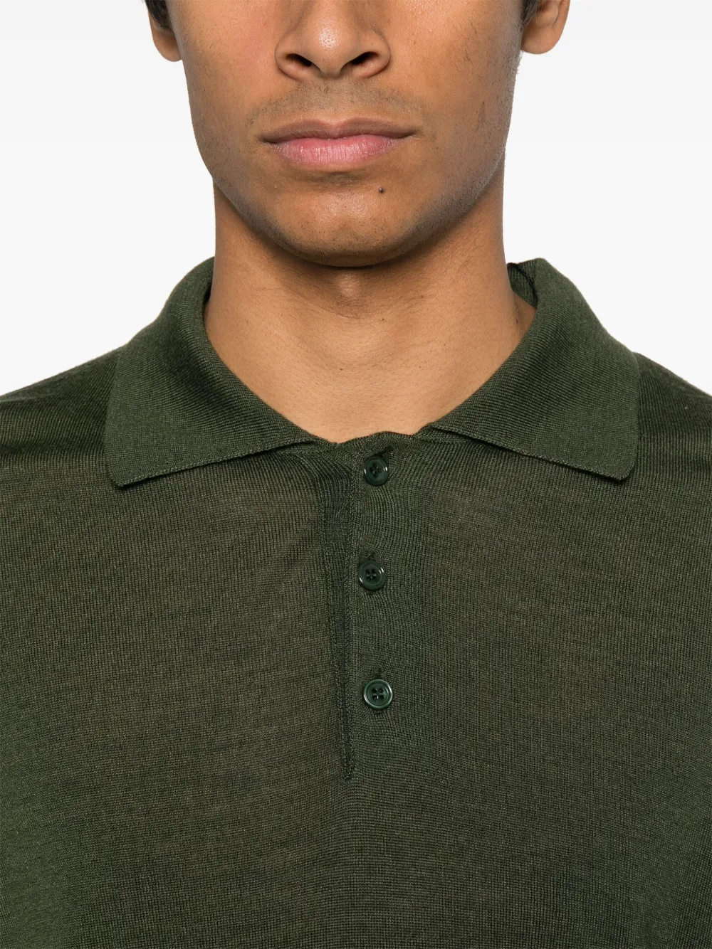 Fine-Knit Polo Shirt - Image 4