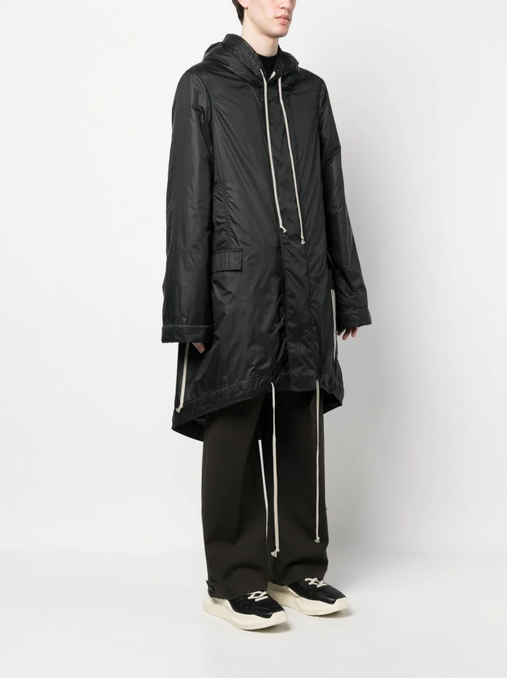 Fishtail Hooded Raincoat - Image 3