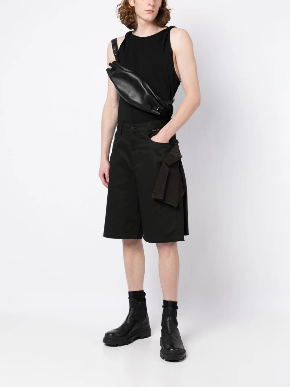 Five-Pocket Cotton Bermuda Shorts - Image 4