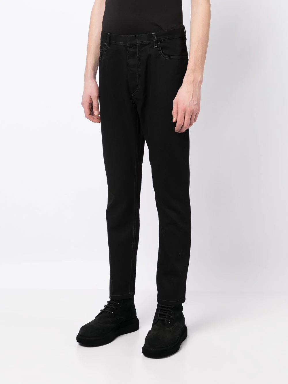 Five-Pocket Skinny-Cut Trousers - Image 3