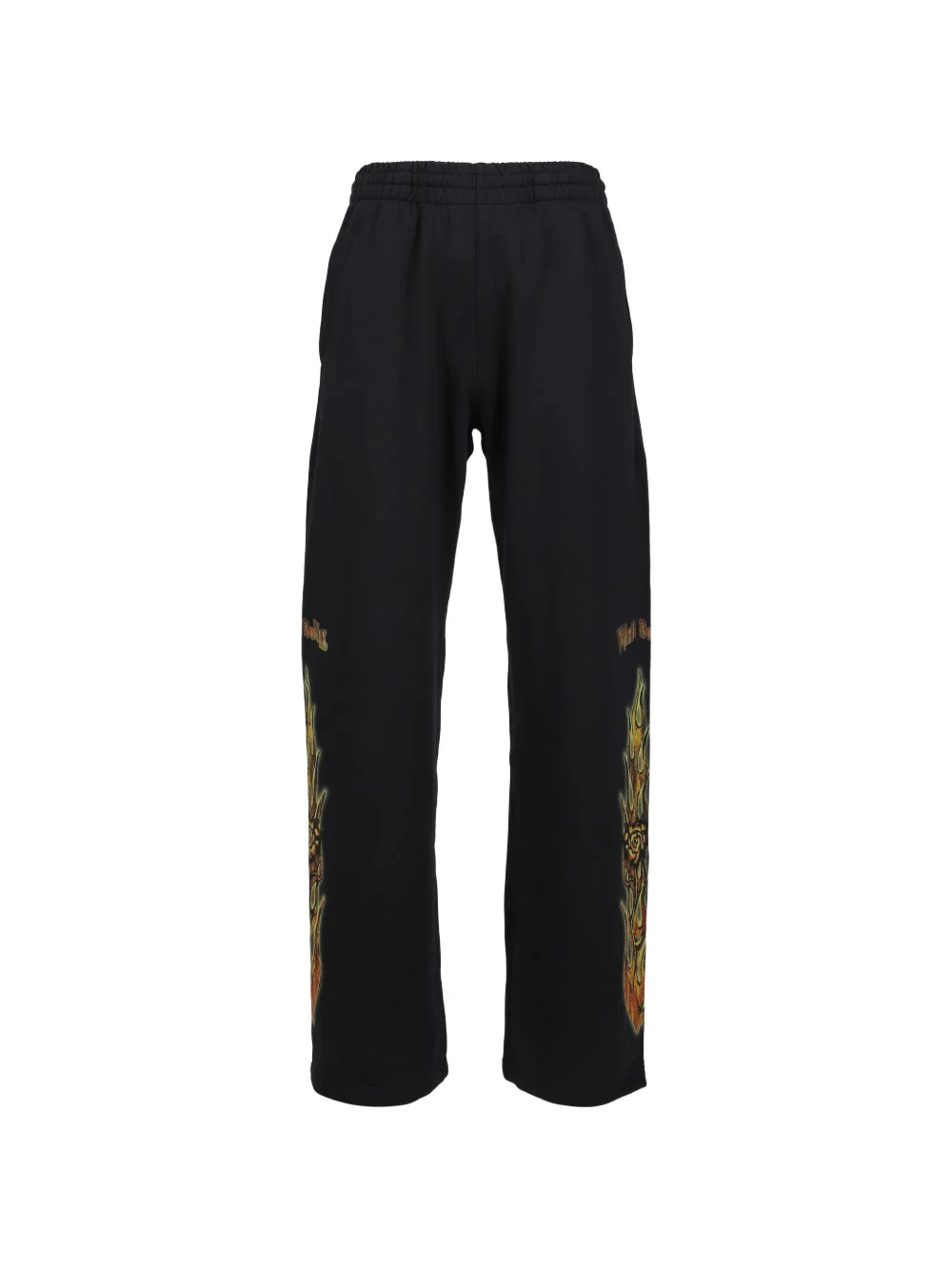 Flame-Graphic Track Pants