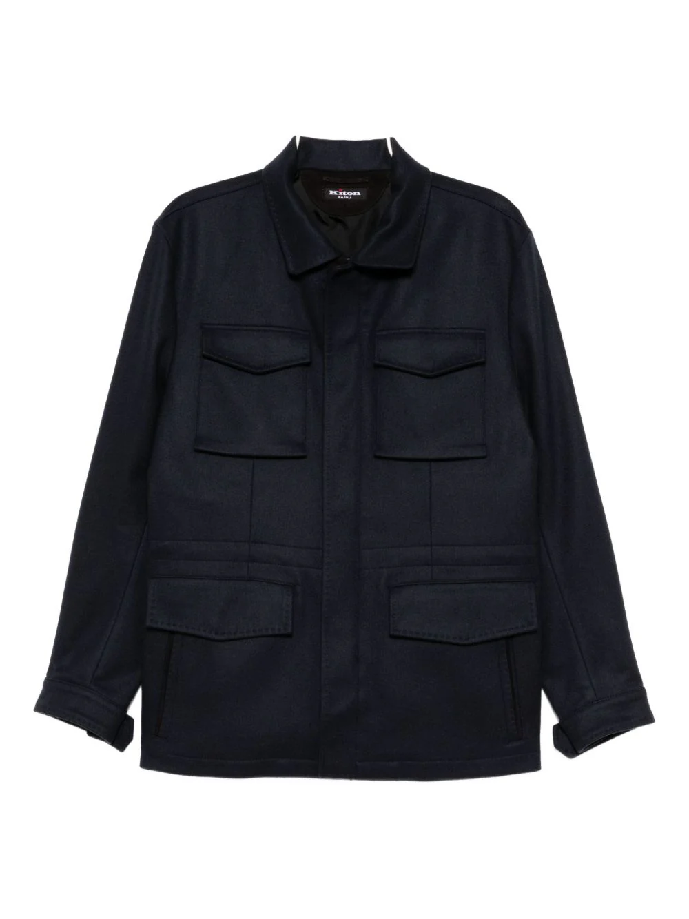 Flap-Pocket Cashmere Jacket
