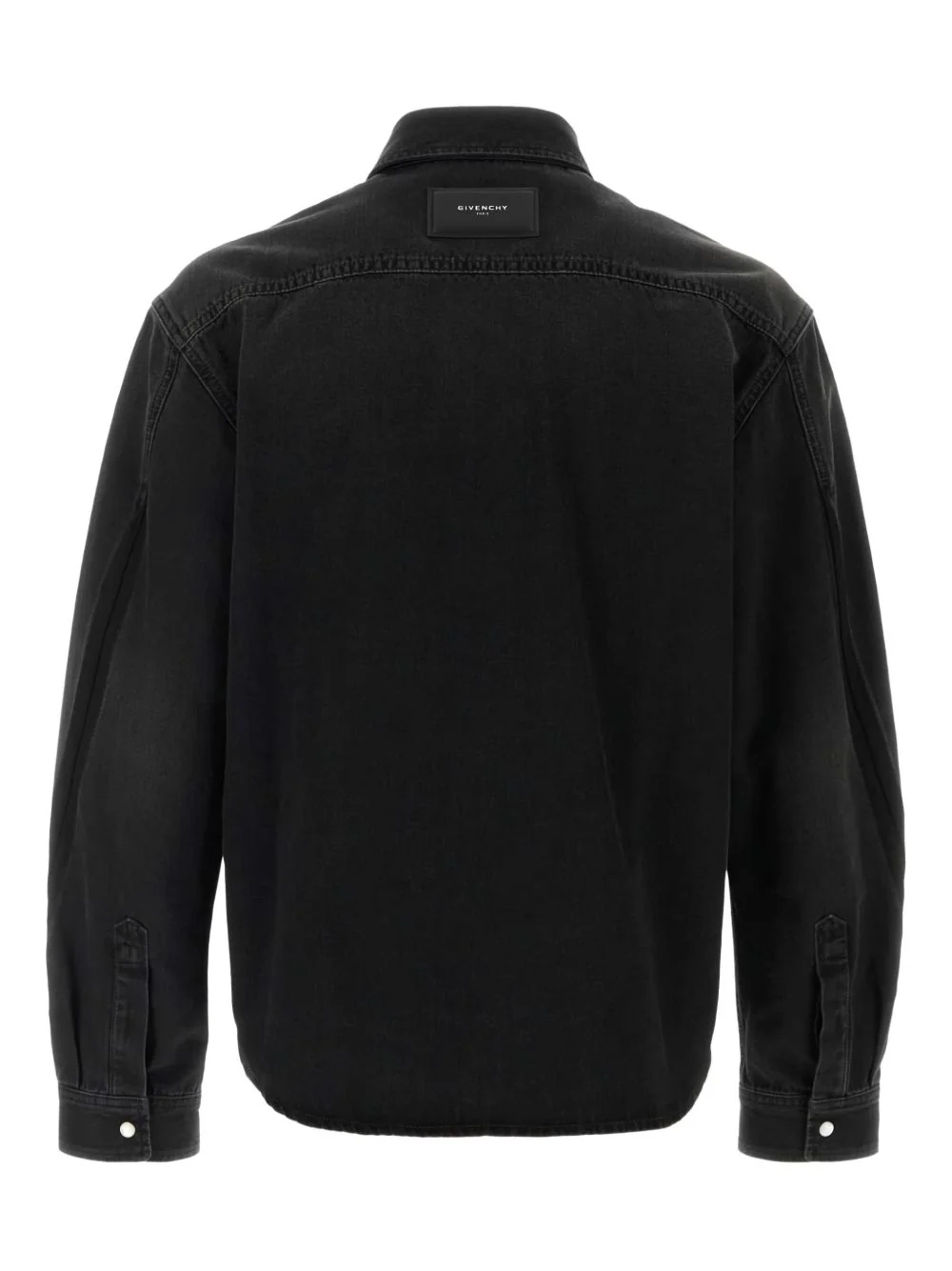 Flap-Pocket Denim Shirt - Image 2