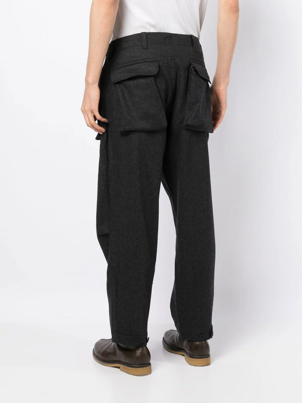Flap-Pocket Straight-Leg Trousers - Image 2