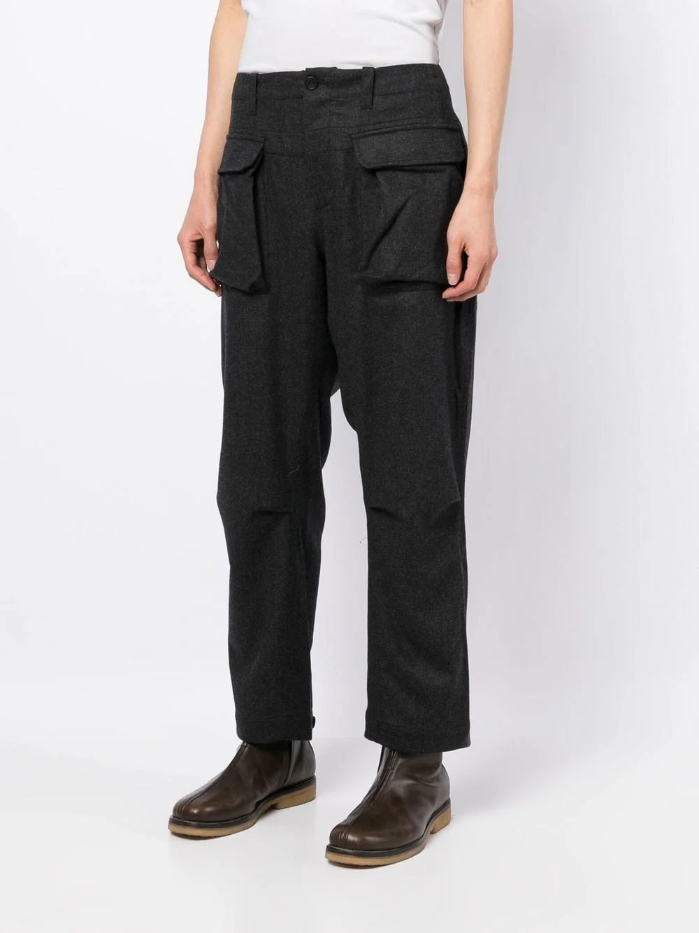 Flap-Pocket Straight-Leg Trousers - Image 4