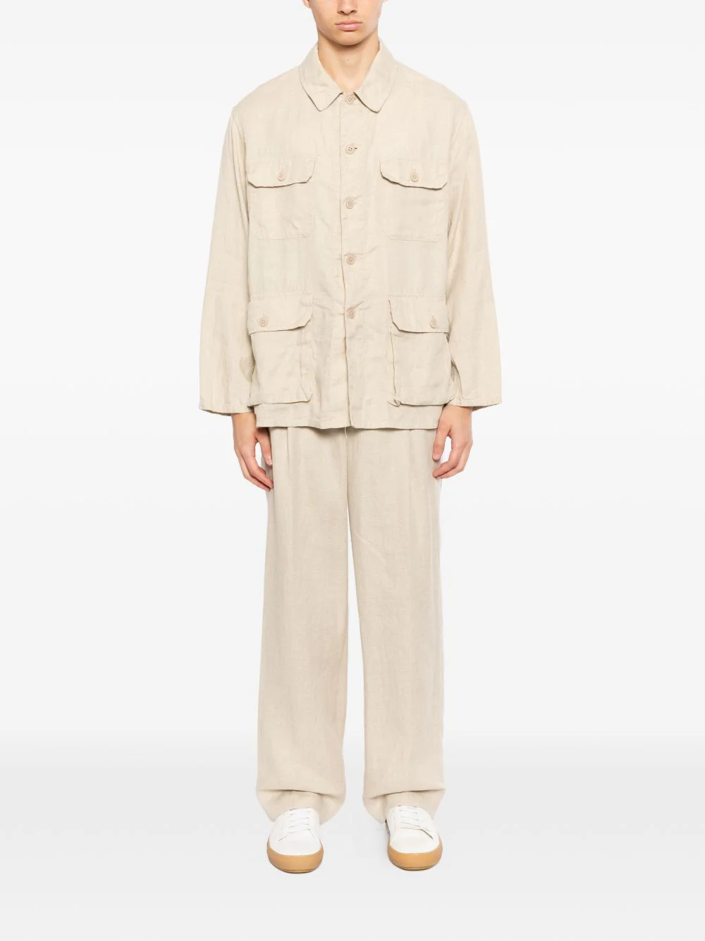 Flap Pockets Jacket - Image 2