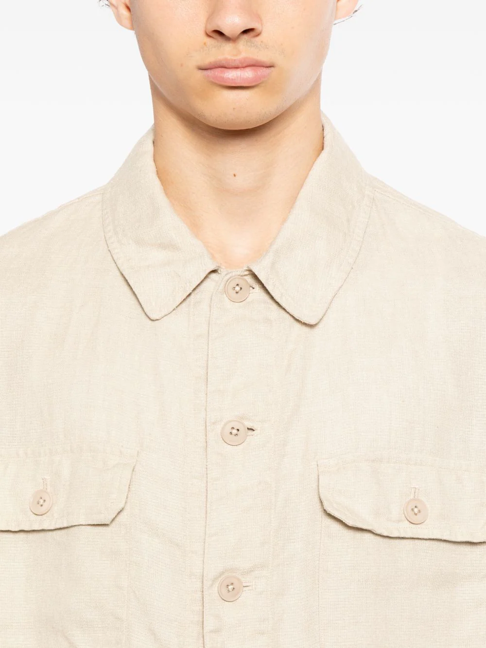 Flap Pockets Jacket - Image 4
